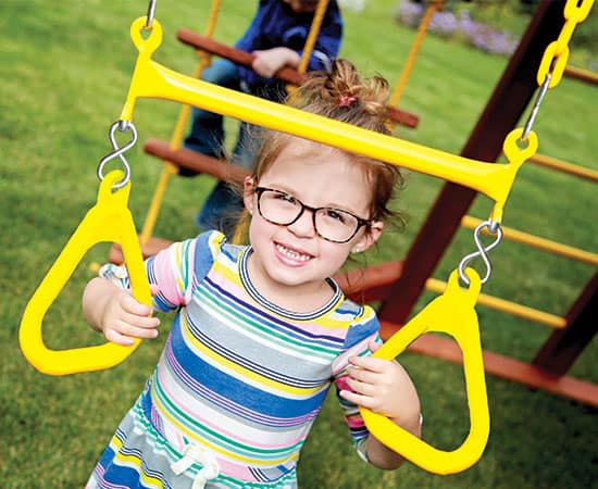 REDCAMP Trapeze Bar for Swing Set Playground Orange Heavy Duty 18 Trapeze Swing Bar with Rings and Adjustable Chains 37 Long 
