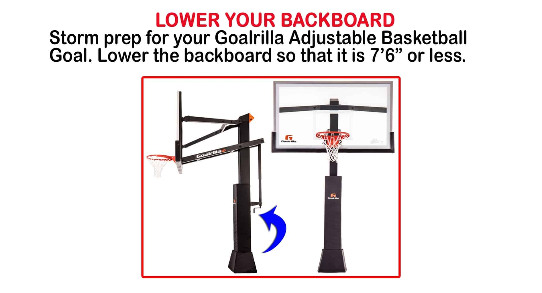 Lower Your Backboard